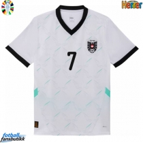 Østerrike Marko Arnautovic #7 Bortedrakt EM 2024 Kortermet